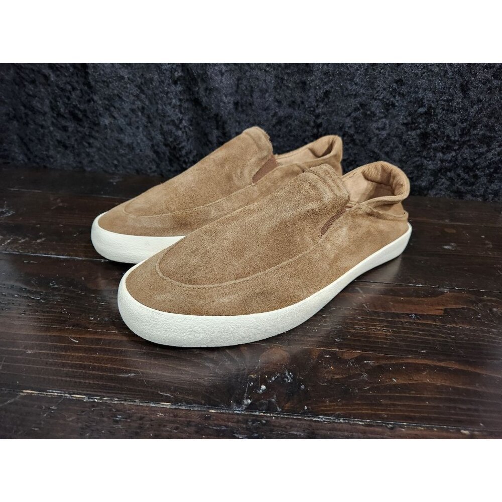 NEW Staheekum Flip-Side Brown Memory Foam Slip-on Shoes/Sz. 9.5